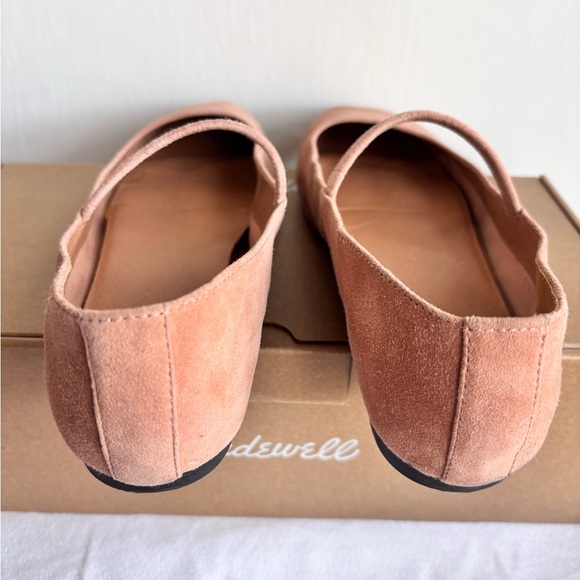 Madewell Gorgeous Greta Ballet Flat Mary Jane Nude Sand Color - Picture 4 of 9